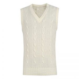 Sleeveless cricket sweater
